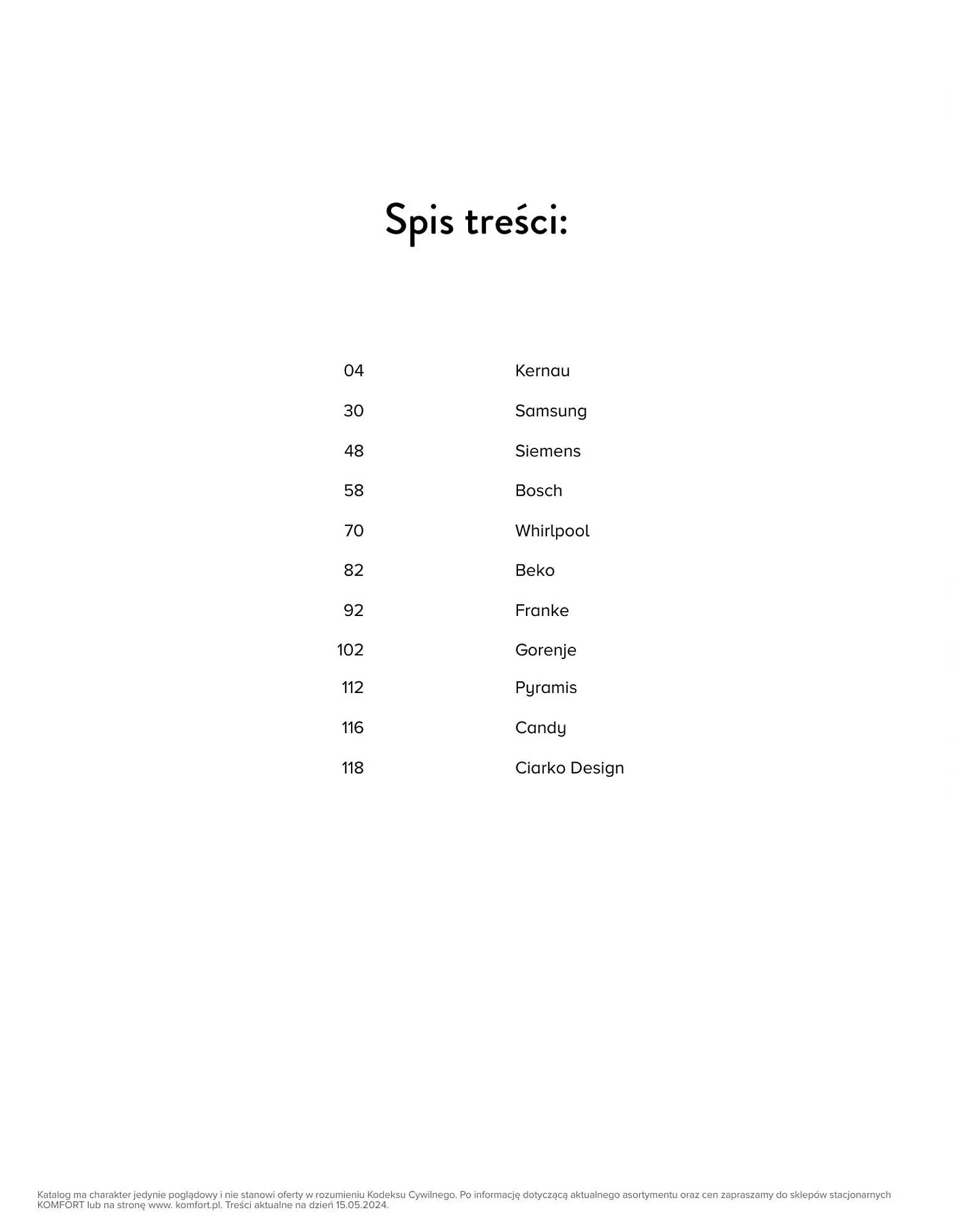 Gazetka Komfort gazetka od 11 września do 31 grudnia 2024 - Strona 2