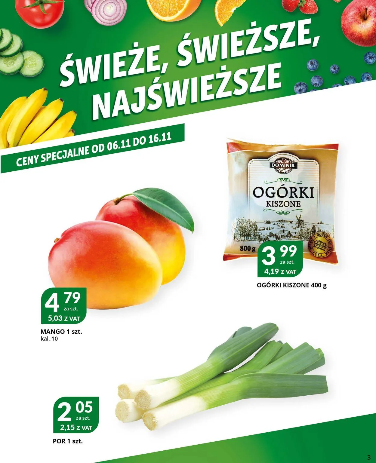 Gazetka Eurocash Aktualna gazetka od 28 października do 17 listopada 2024 - Strona 3