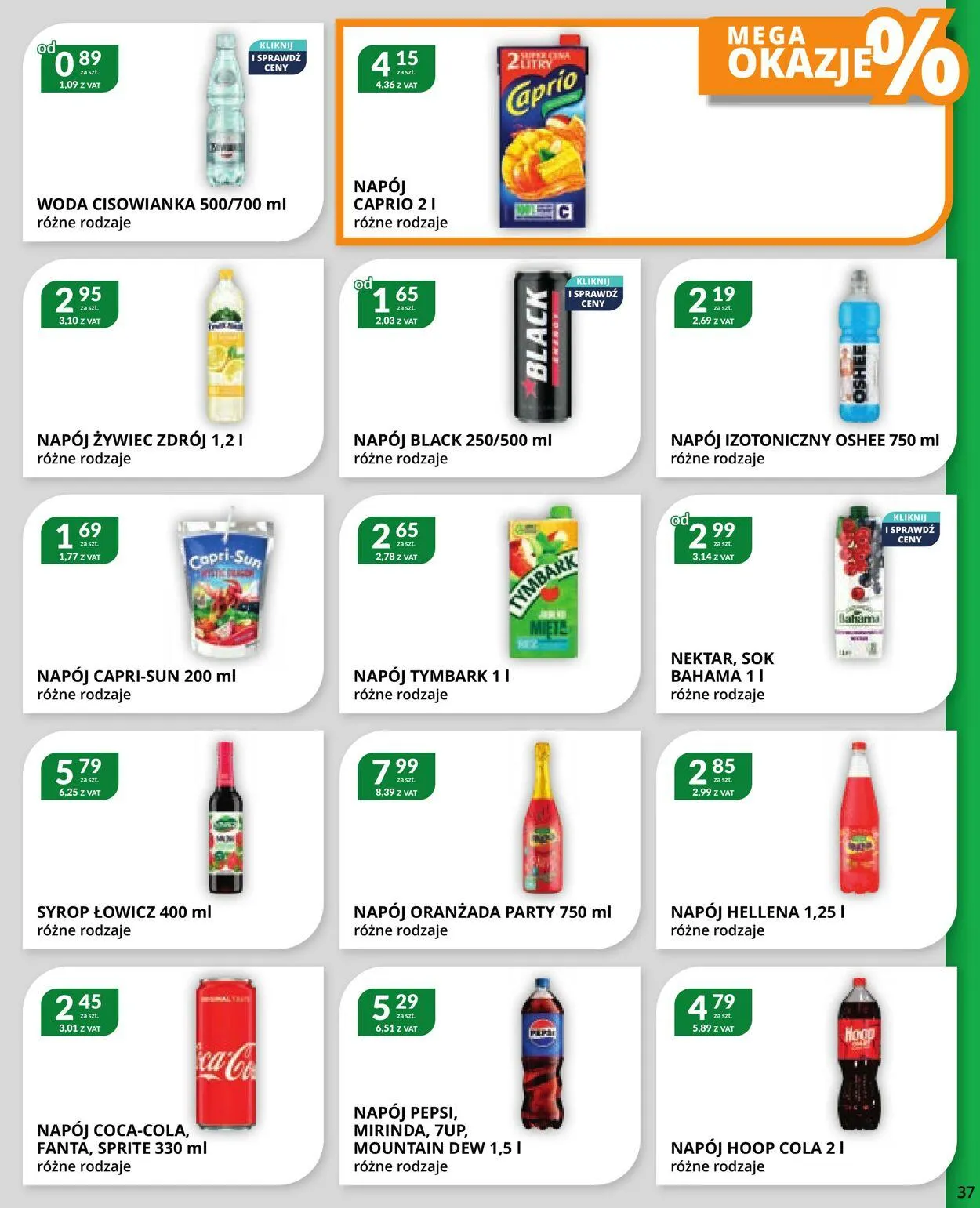 Gazetka Eurocash Aktualna gazetka od 7 stycznia do 26 stycznia 2025 - Strona 37