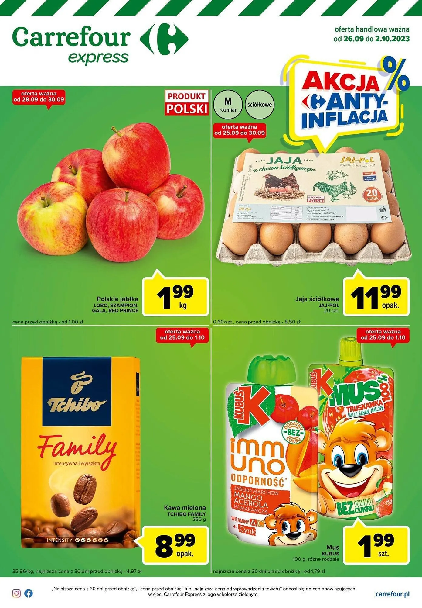 Gazetka Carrefour Express gazetka od 26 września do 2 października 2023 - Strona 1