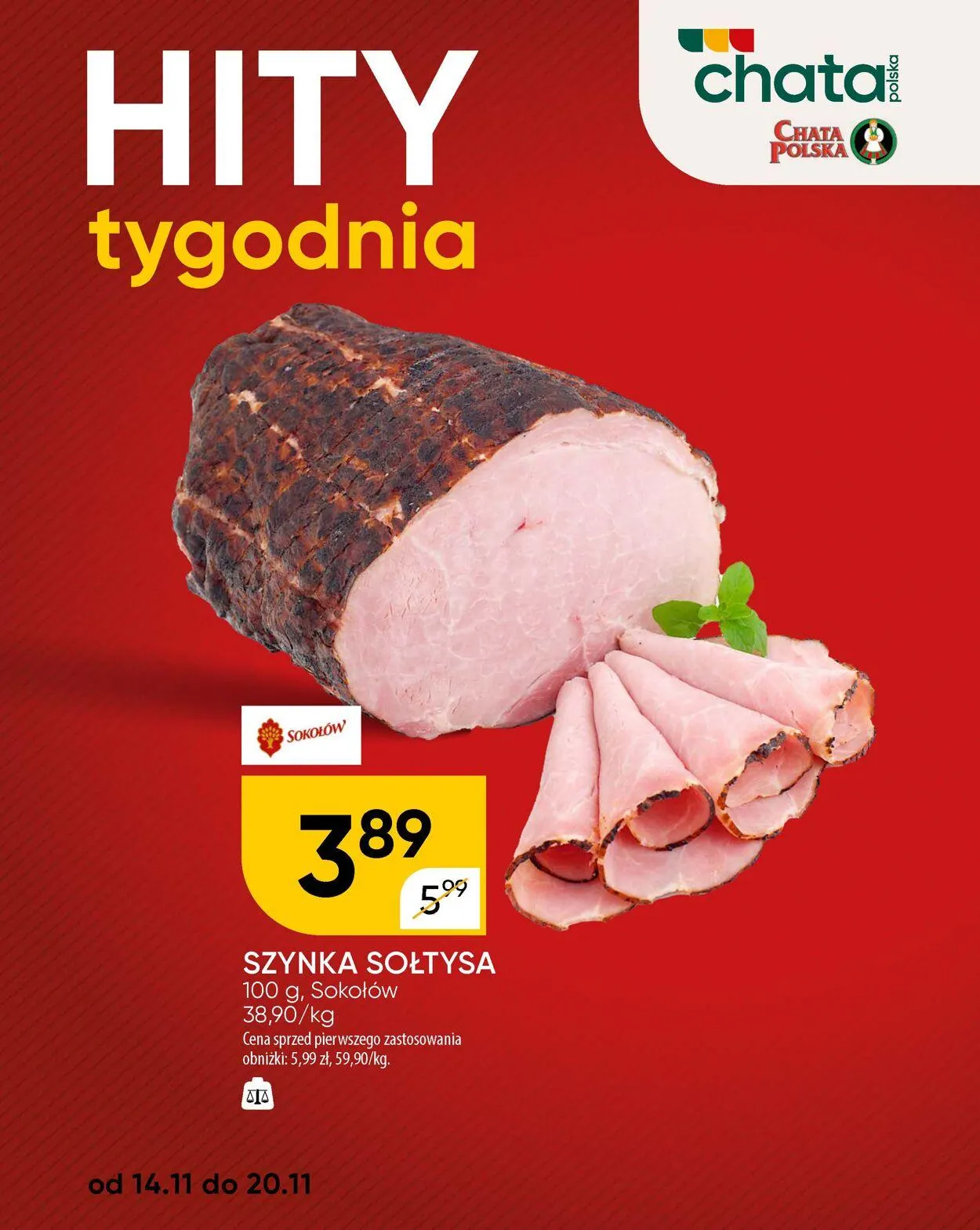 Gazetka Chata Polska Aktualna gazetka od 3 marca do 17 marca 2025 - Strona 1