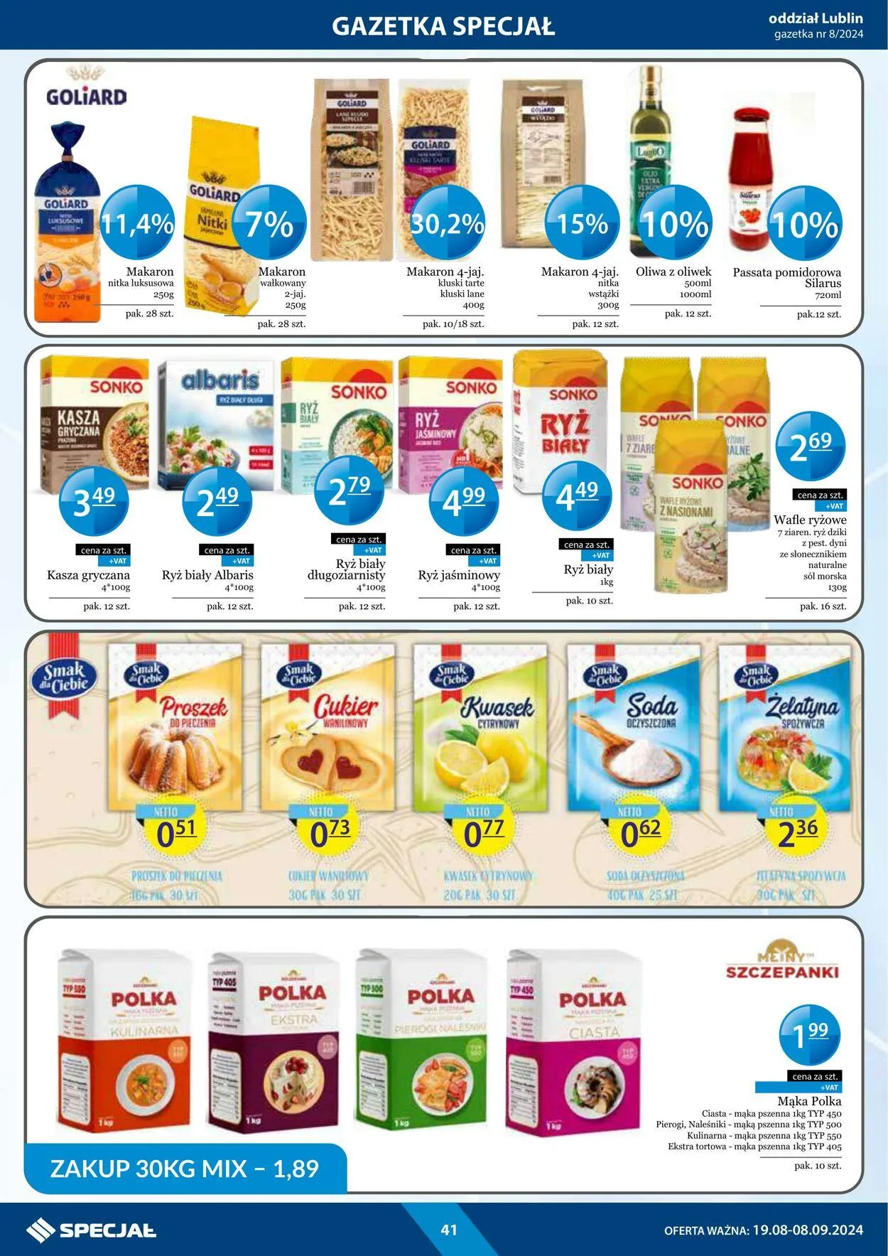 Gazetka Specjał od 19 sierpnia do 8 września 2024 - Strona 41