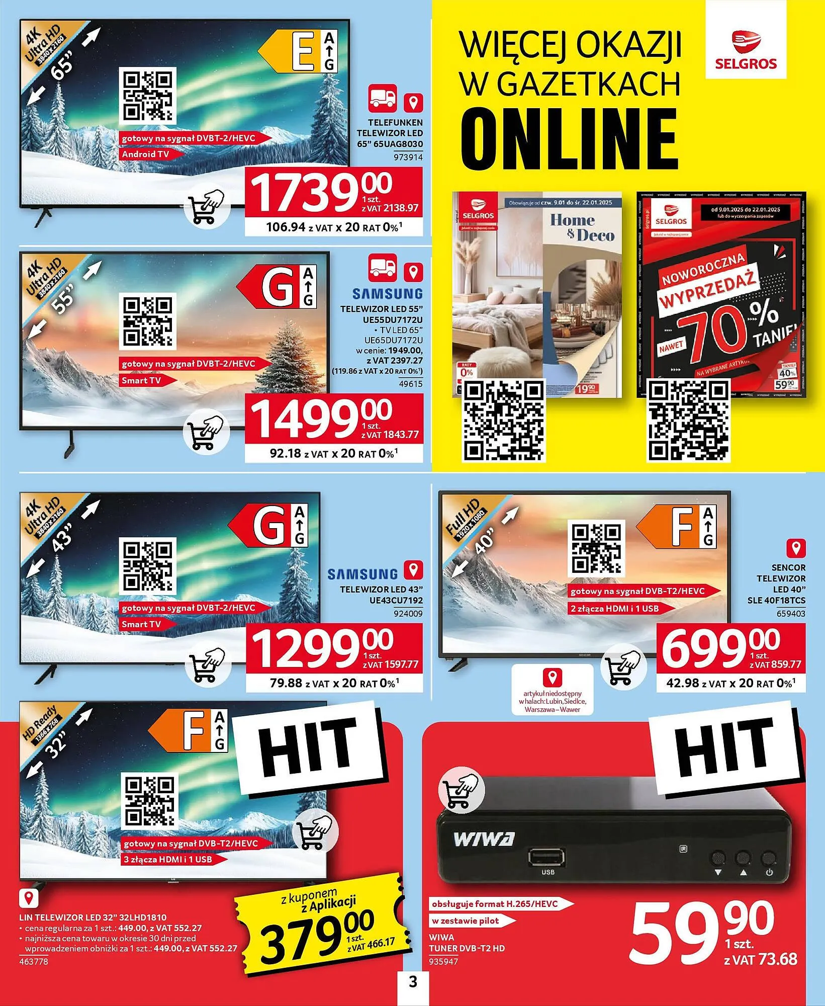 Gazetka Selgros gazetka od 9 stycznia do 22 stycznia 2025 - Strona 4