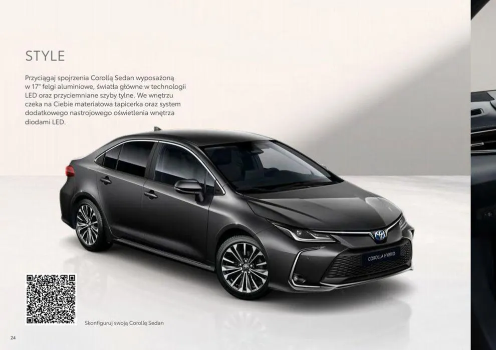 Gazetka Corolla Sedan 2023 od 22 maja do 22 maja 2024 - Strona 24