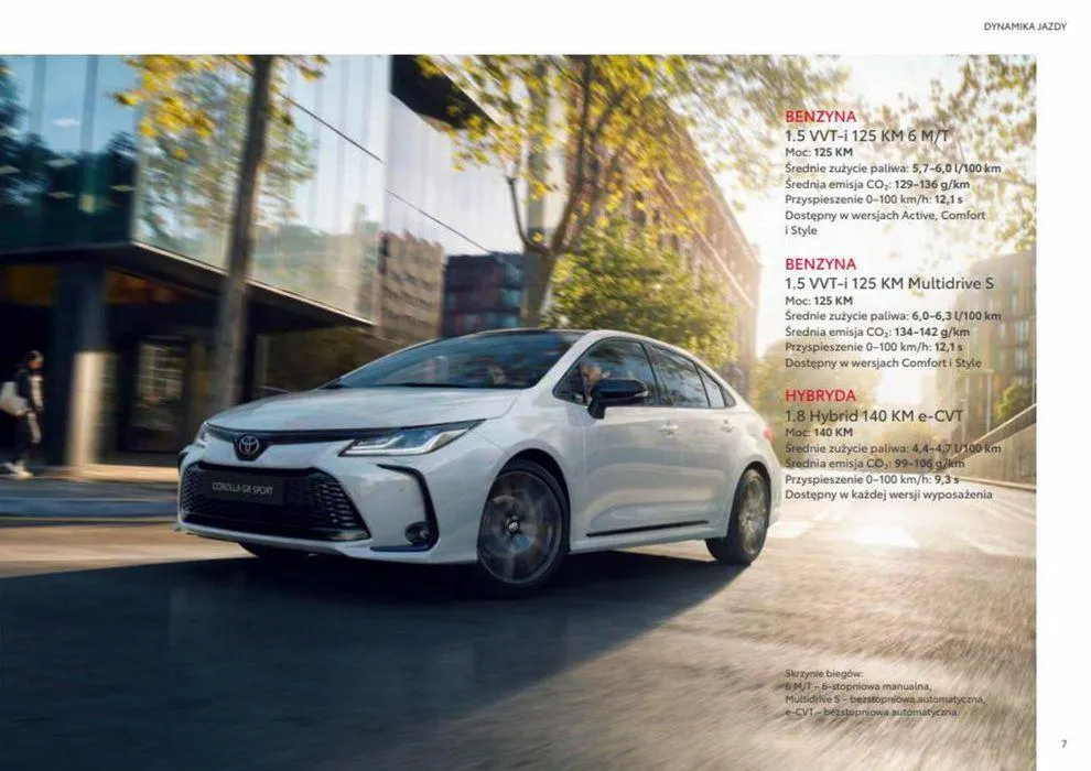 Gazetka Corolla Sedan 2023 od 22 maja do 22 maja 2024 - Strona 7