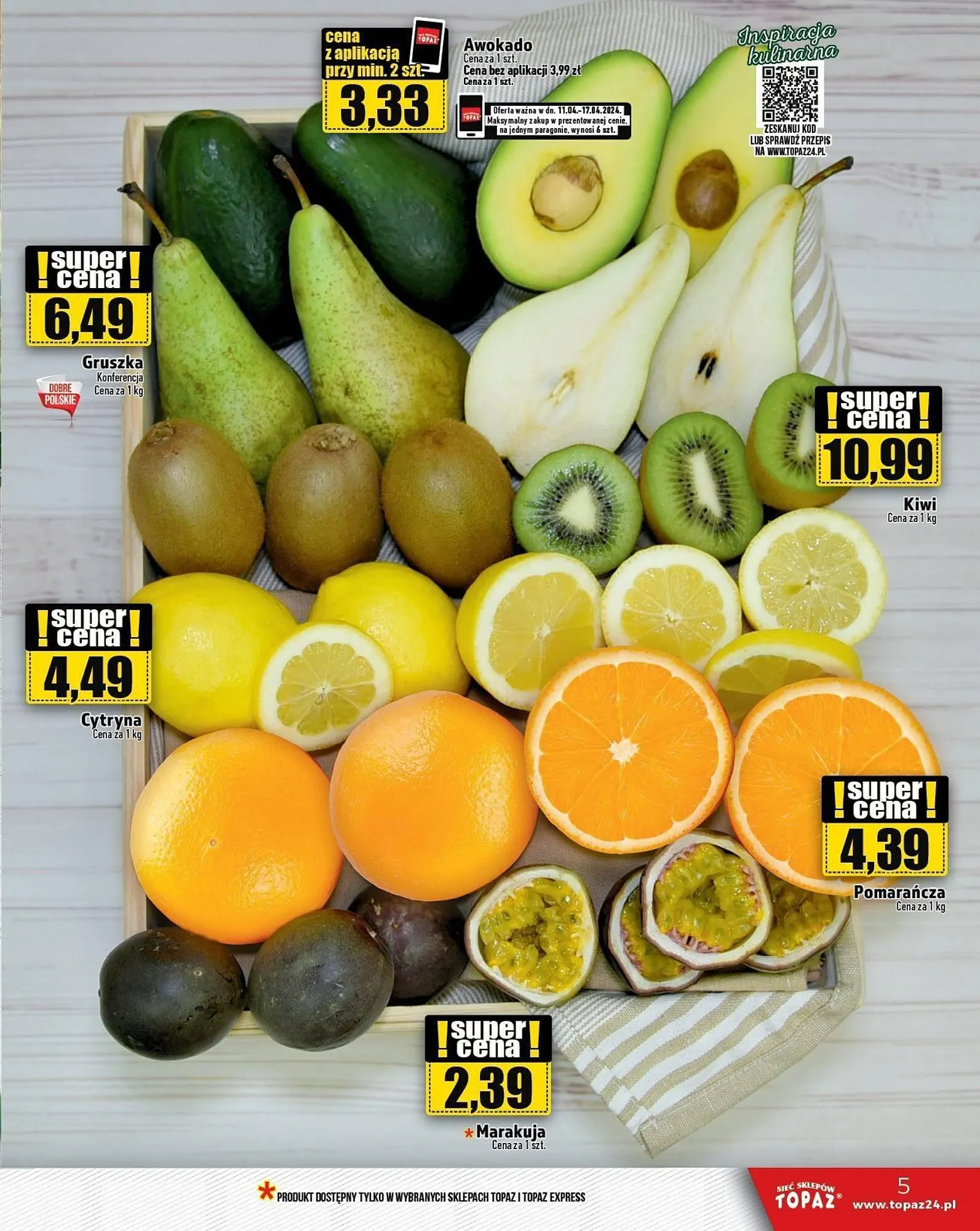 Gazetka Topaz gazetka od 11 kwietnia do 17 kwietnia 2024 - Strona 5