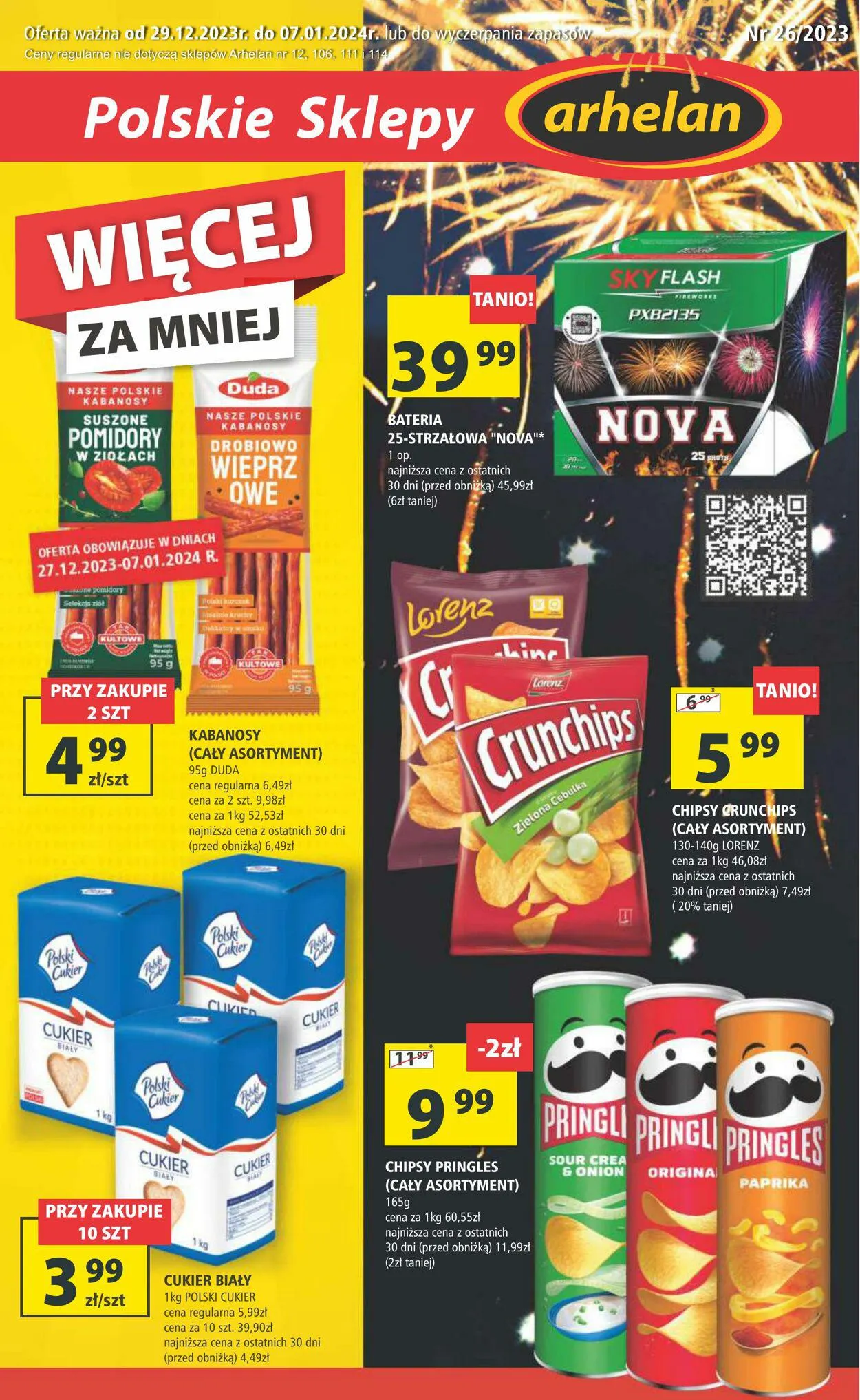 Gazetka Arhelan od 29 grudnia do 7 stycznia 2024 - Strona 1