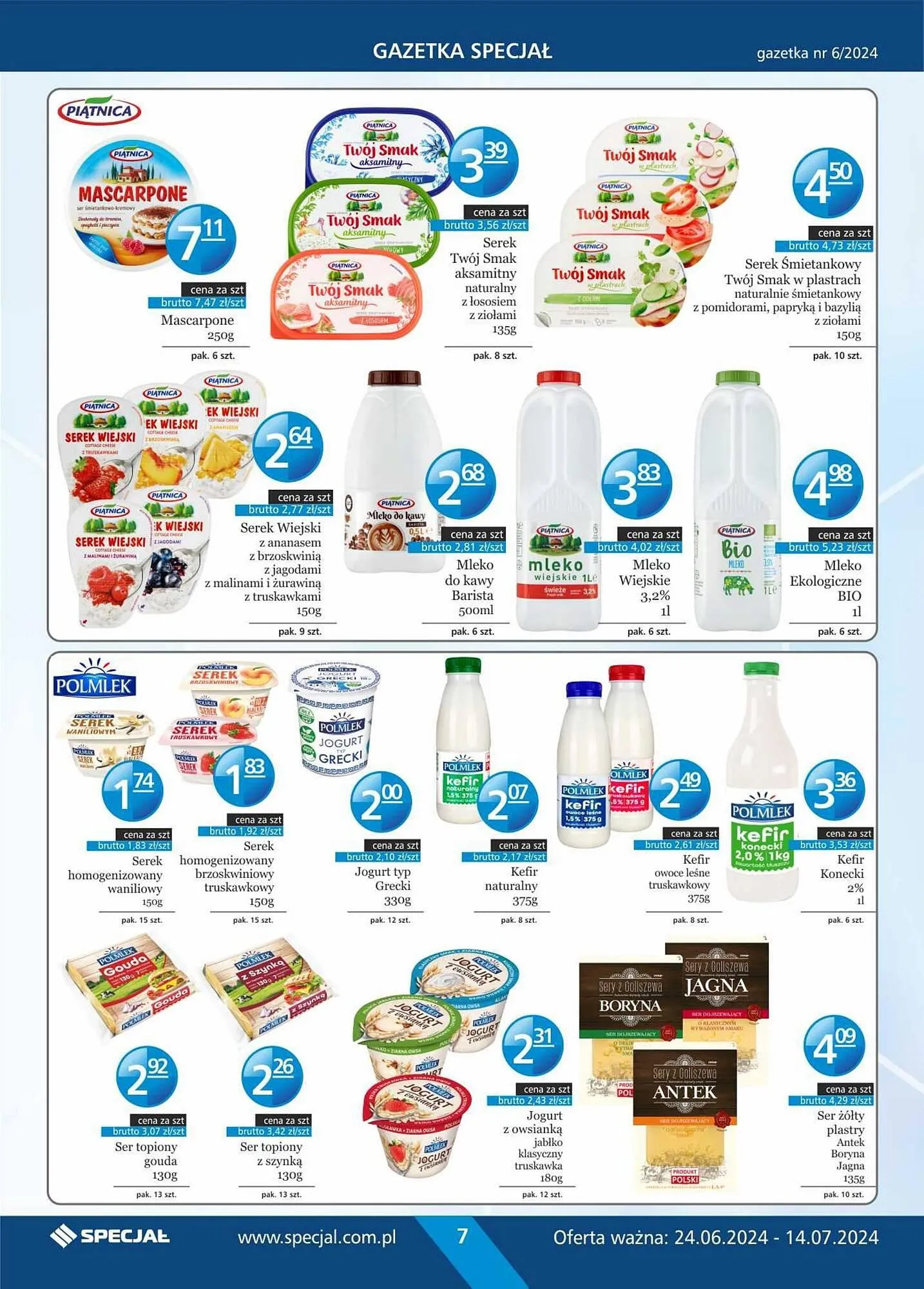 Gazetka Specjał gazetka od 24 czerwca do 14 lipca 2024 - Strona 7