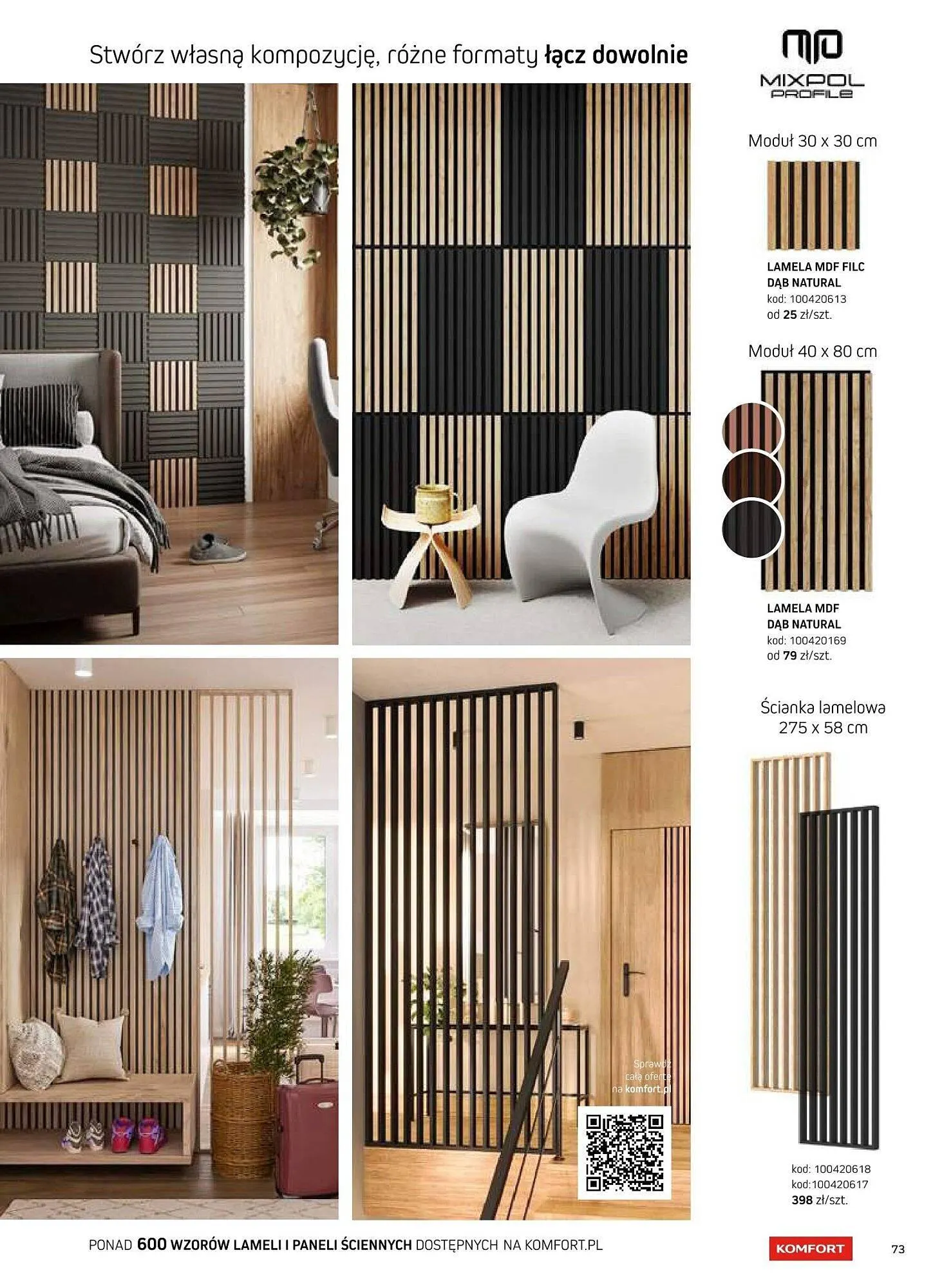 Gazetka Komfort gazetka od 16 sierpnia do 31 grudnia 2025 - Strona 73