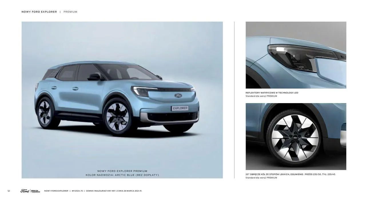 Gazetka NOWY FORD EXPLORER od 16 kwietnia do 16 kwietnia 2025 - Strona 12