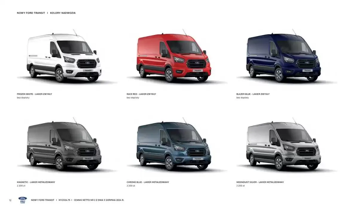 Gazetka FORD E-TRANSIT od 16 października do 16 października 2025 - Strona 12