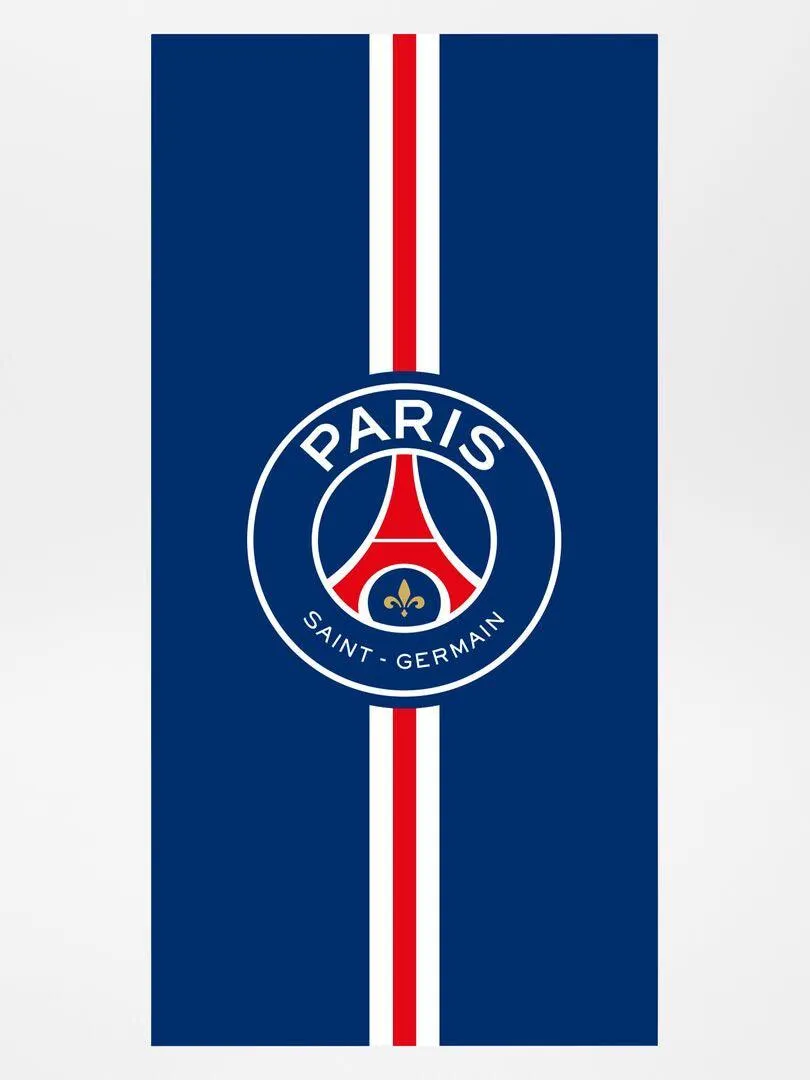 Serviette de plage 'PSG' - Bleu