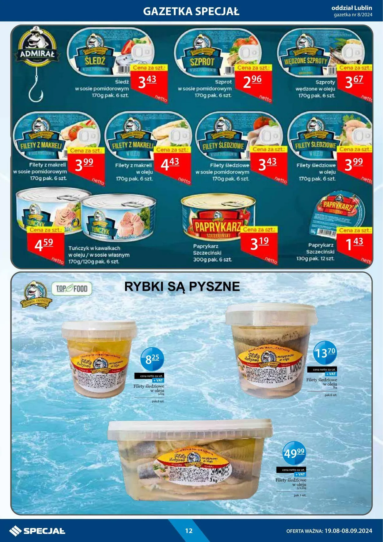 Gazetka Specjał od 19 sierpnia do 8 września 2024 - Strona 12