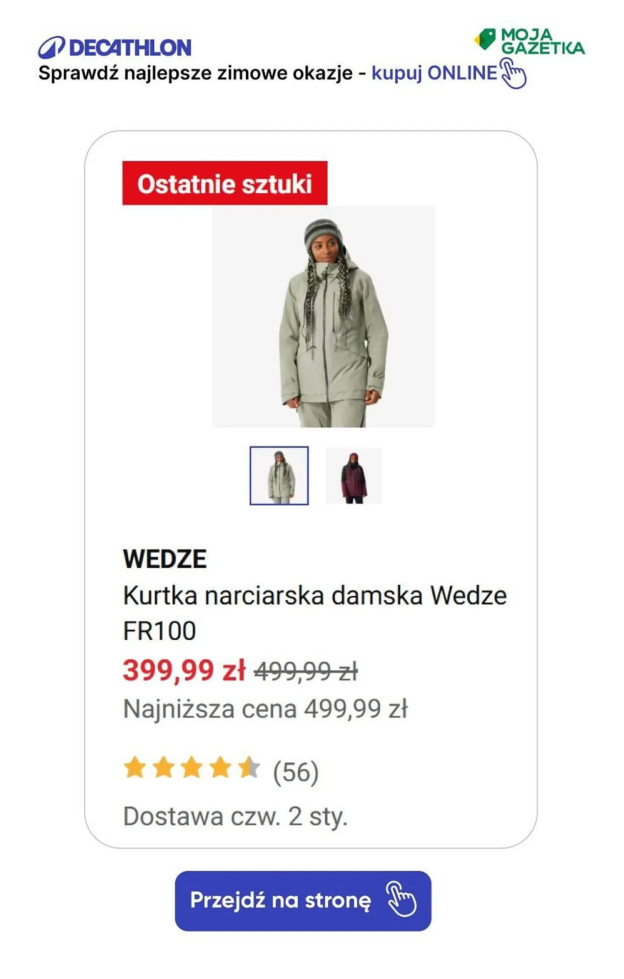 Gazetka Decathlon gazetka od 30 grudnia do 14 stycznia 2025 - Strona 45