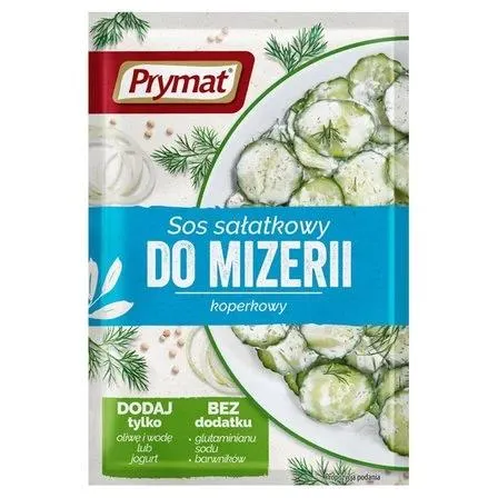 PRYMAT SOS SAŁATKOWY DO MIZERII KOPERKOWY 9 G 0.009 kg