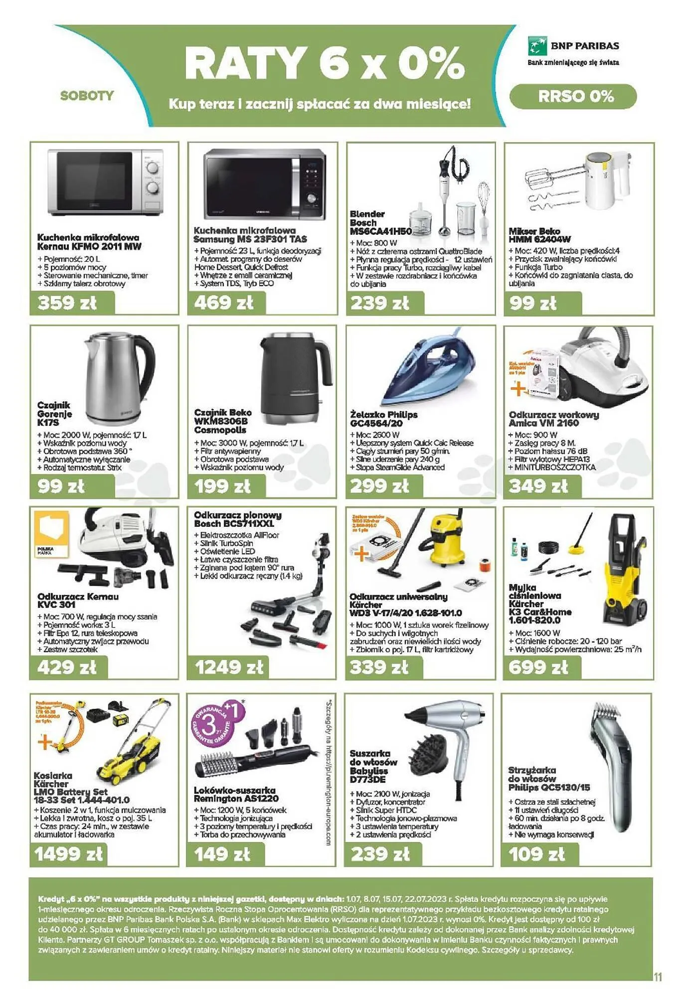 Gazetka Max Elektro gazetka od 29 czerwca do 26 lipca 2023 - Strona 11