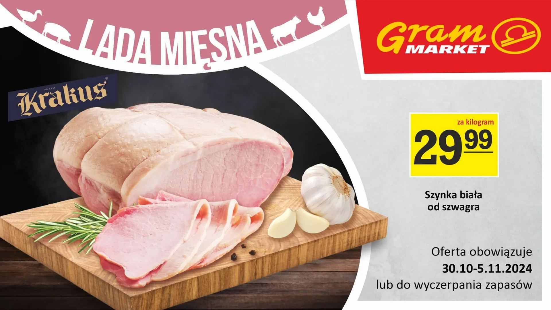 Gazetka Gram Market gazetka od 30 października do 5 listopada 2024 - Strona 1