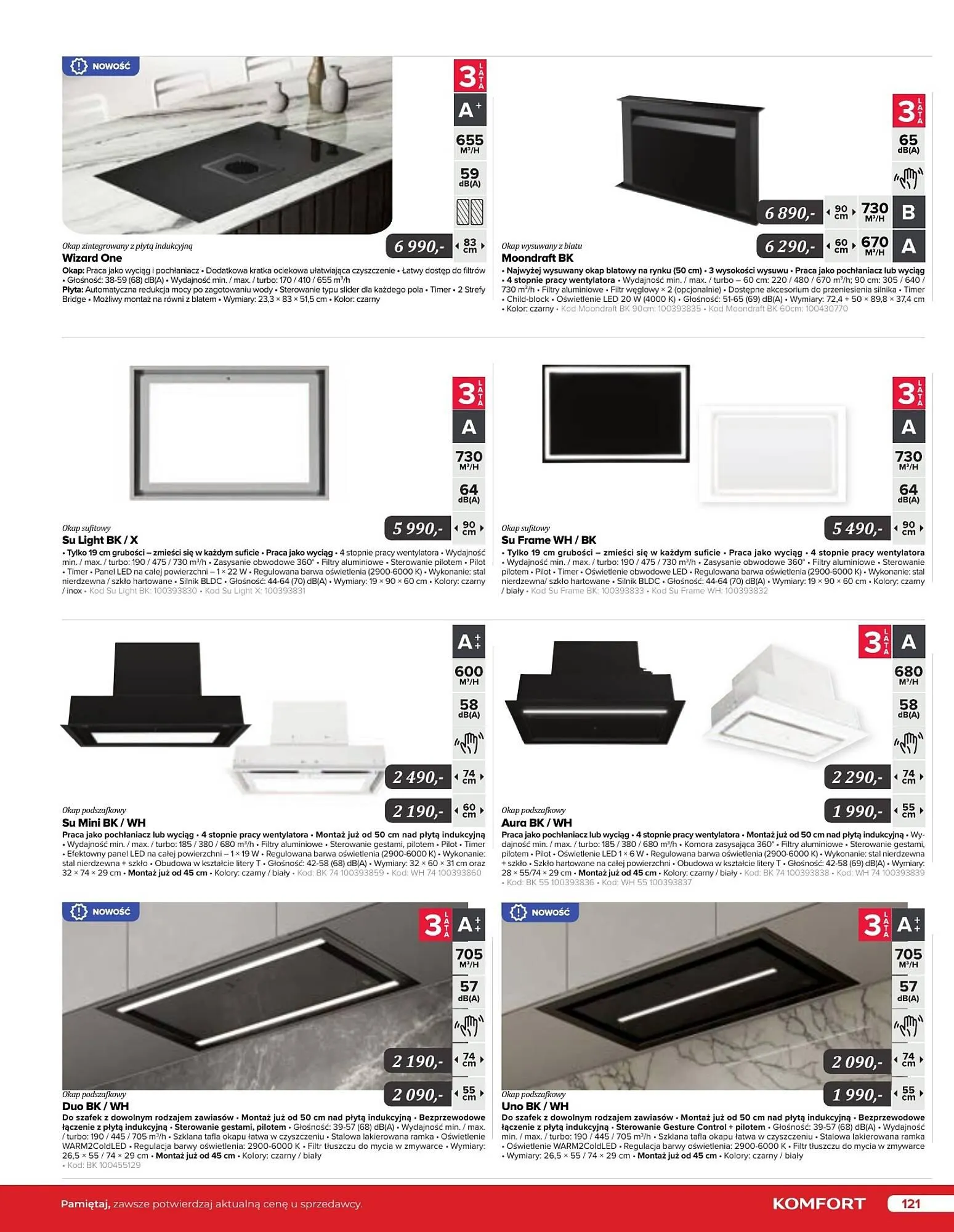 Gazetka Komfort gazetka od 11 września do 31 grudnia 2024 - Strona 121