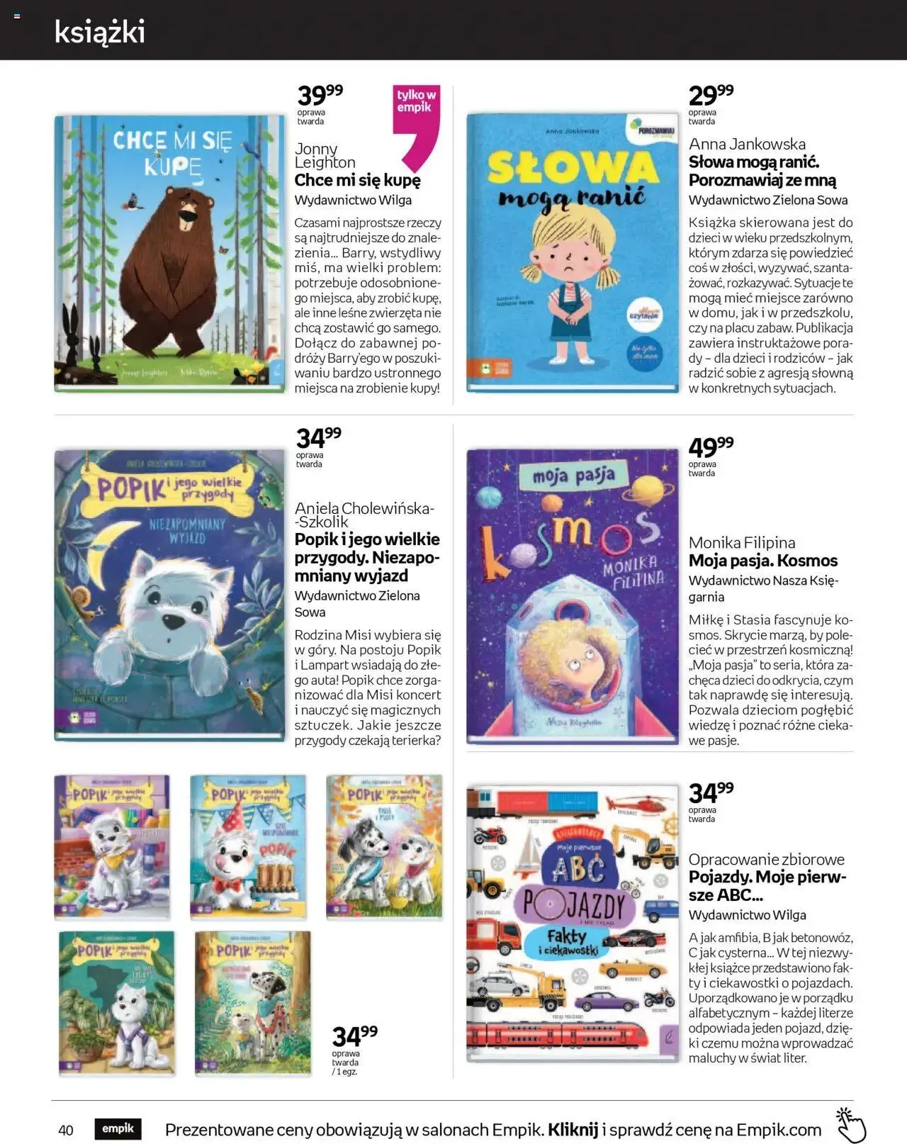 Gazetka Empik Gazetka od 11 września do 24 września 2024 - Strona 40