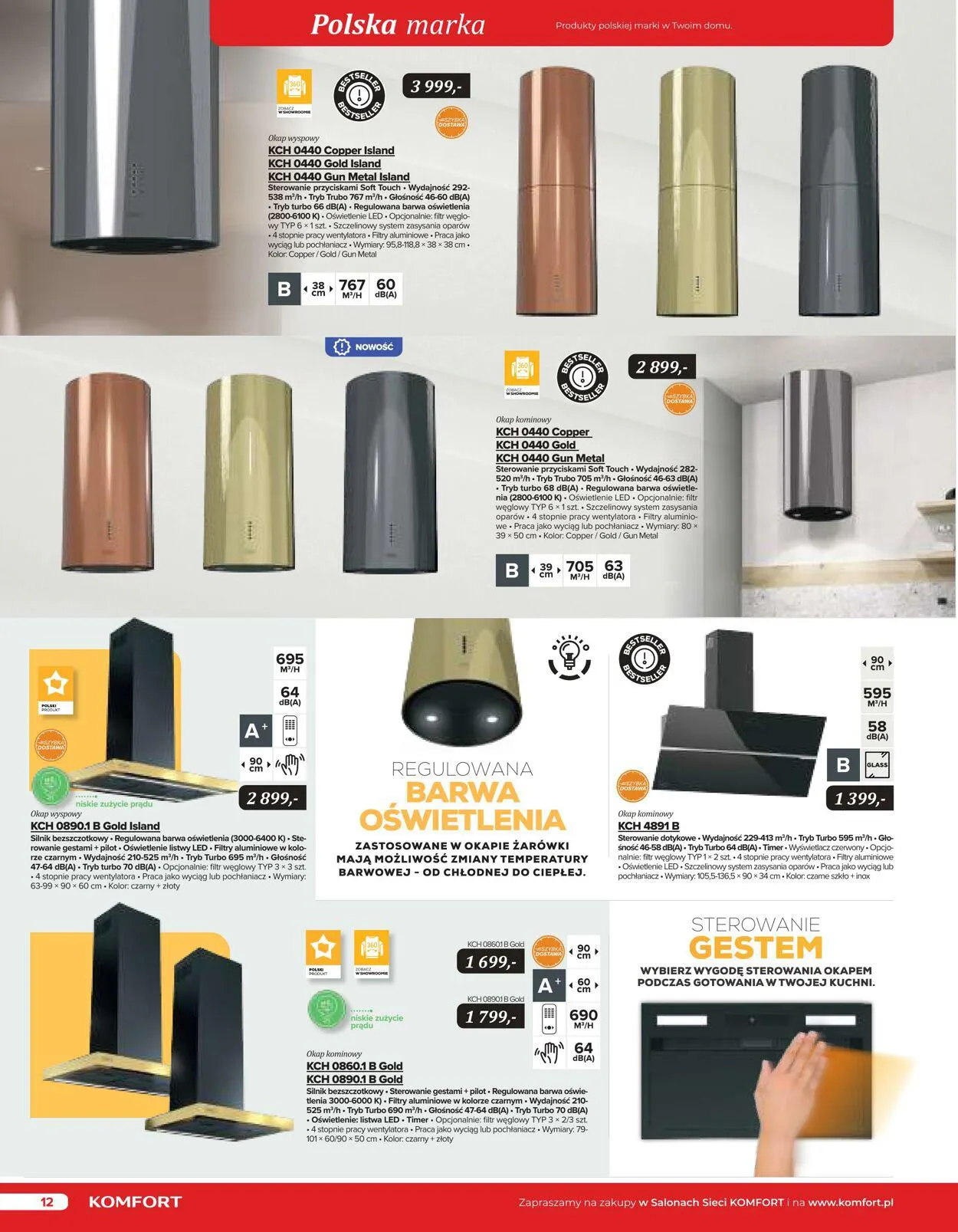 Gazetka Komfort Aktualna gazetka od 25 października do 31 stycznia 2024 - Strona 12