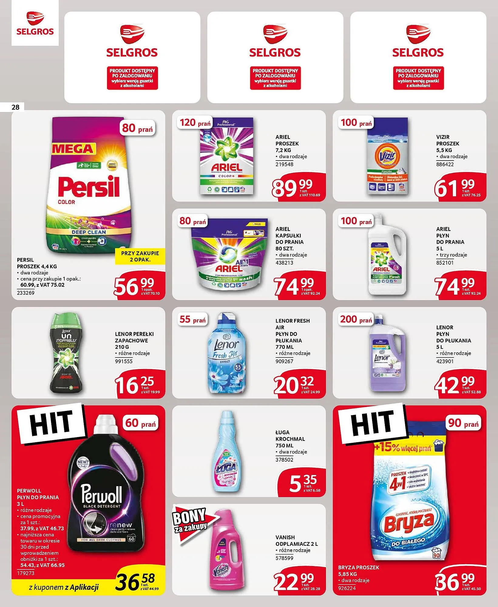 Gazetka Selgros gazetka od 9 stycznia do 22 stycznia 2025 - Strona 28