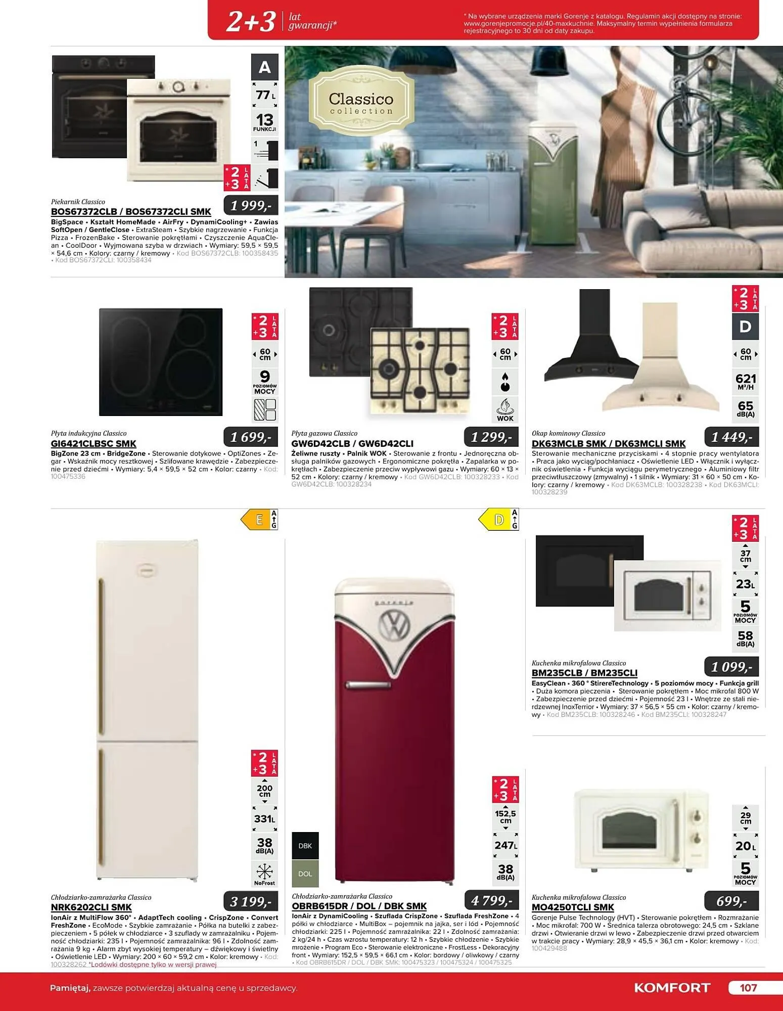 Gazetka Komfort gazetka od 11 września do 31 grudnia 2024 - Strona 107
