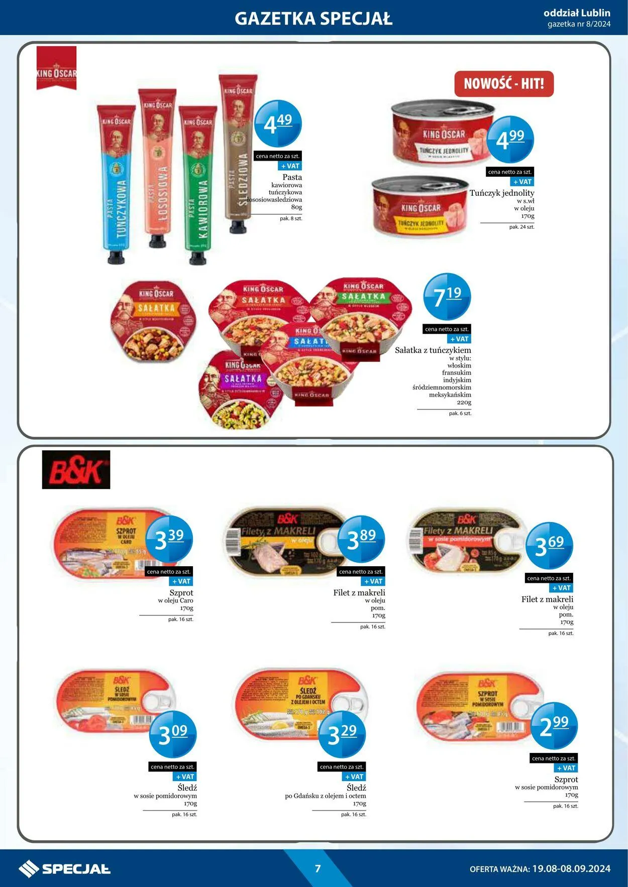 Gazetka Specjał od 19 sierpnia do 8 września 2024 - Strona 7