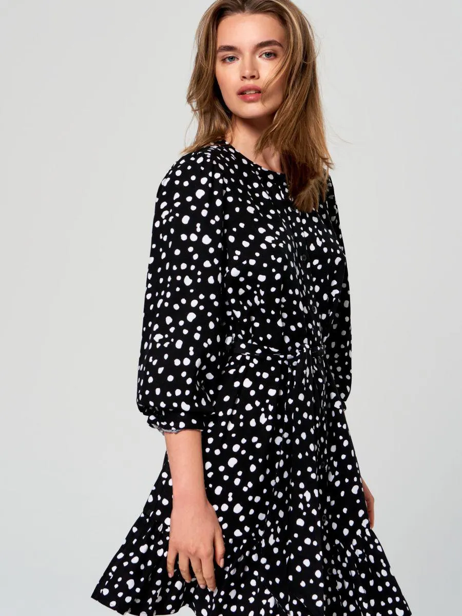 Sukienka mini koszulowa