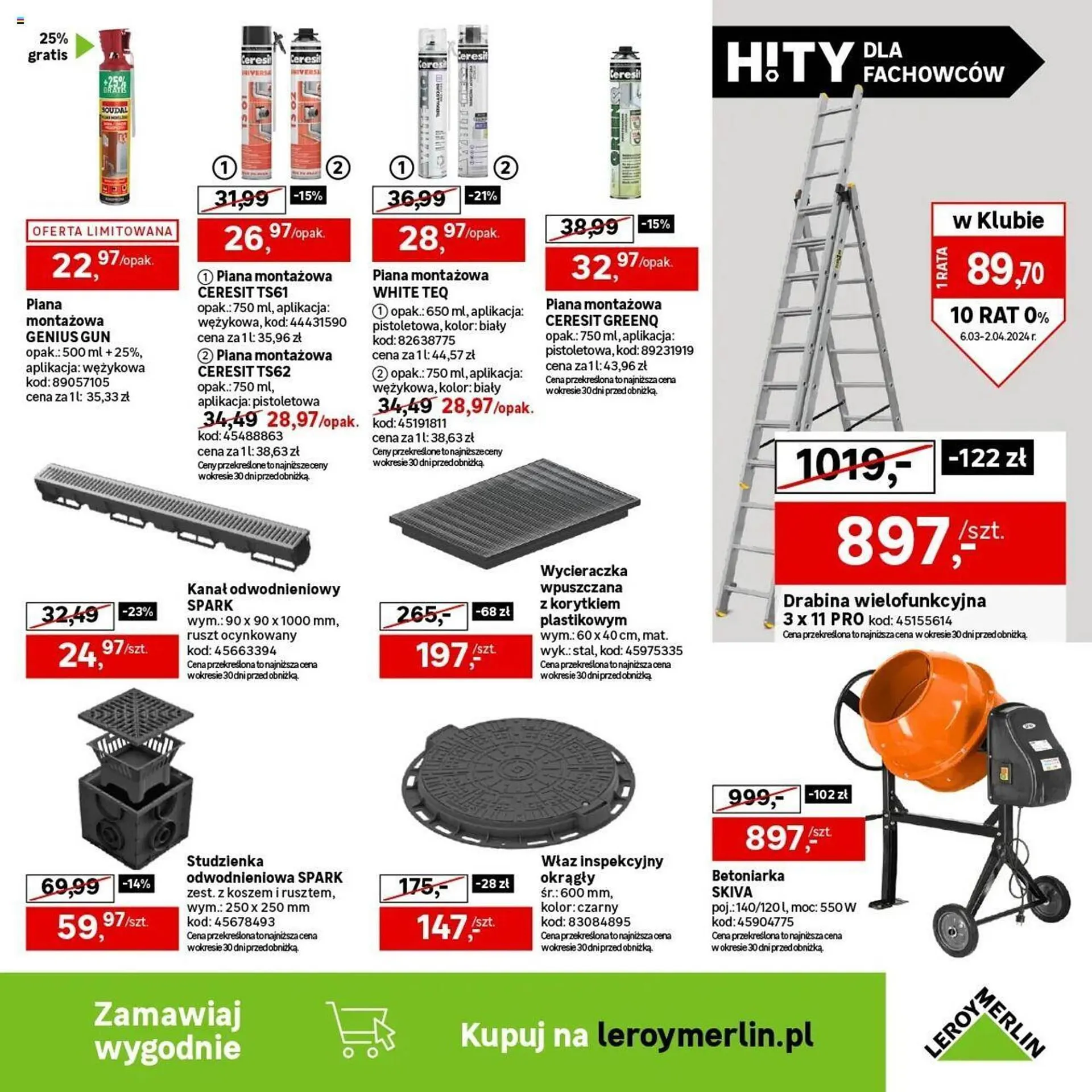 Gazetka Leroy Merlin gazetka od 6 marca do 25 kwietnia 2024 - Strona 9