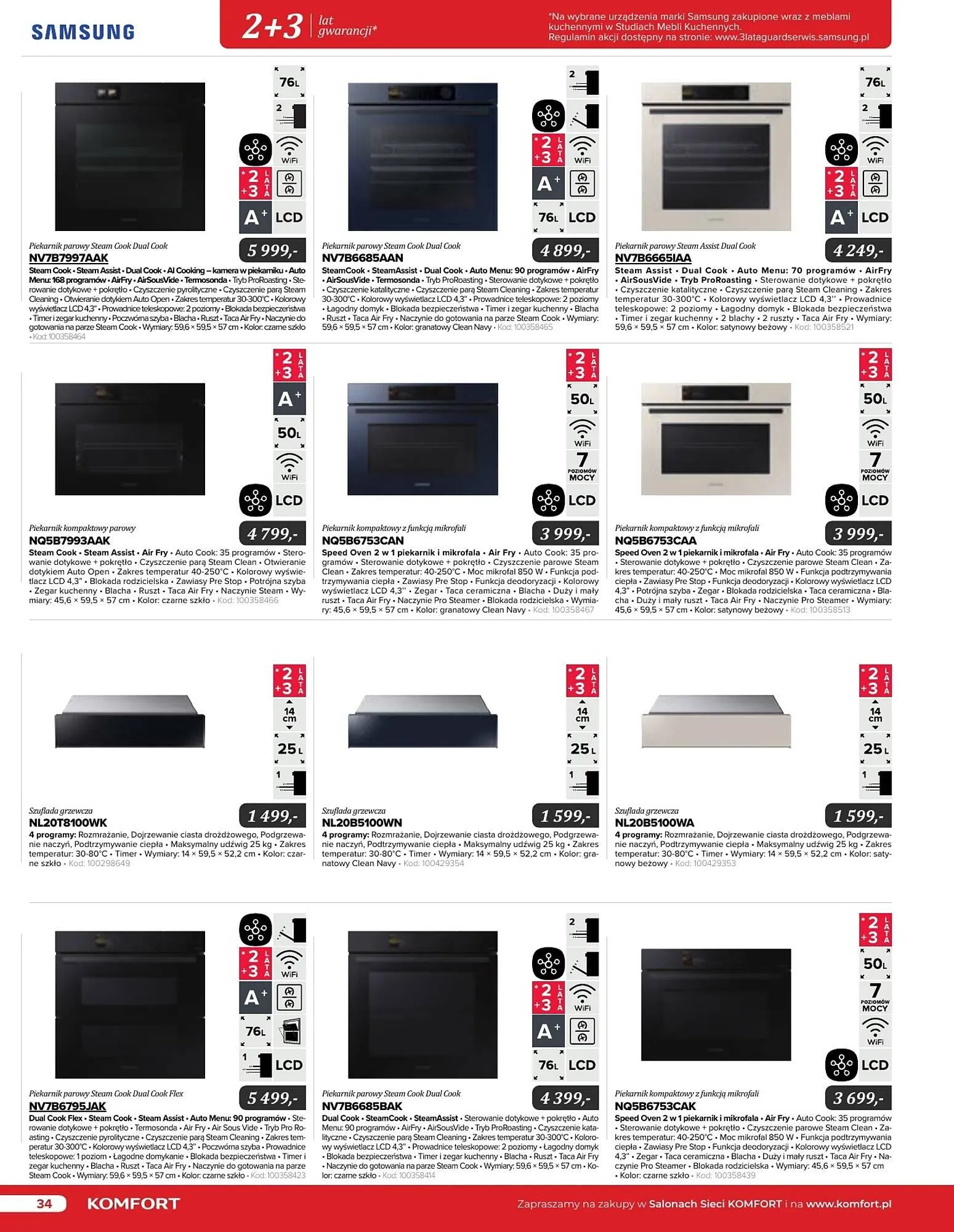 Gazetka Komfort gazetka od 11 września do 31 grudnia 2024 - Strona 34