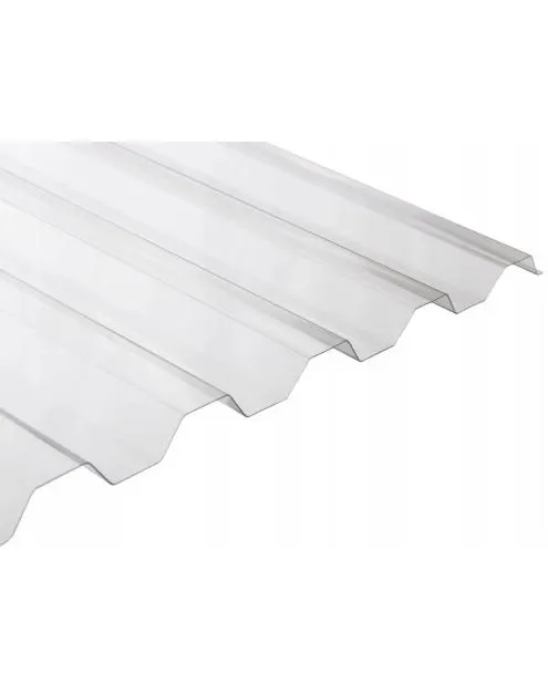 Płyta PVC trapezowa przezroczysta 200x90 cm typ 08 GUTTA