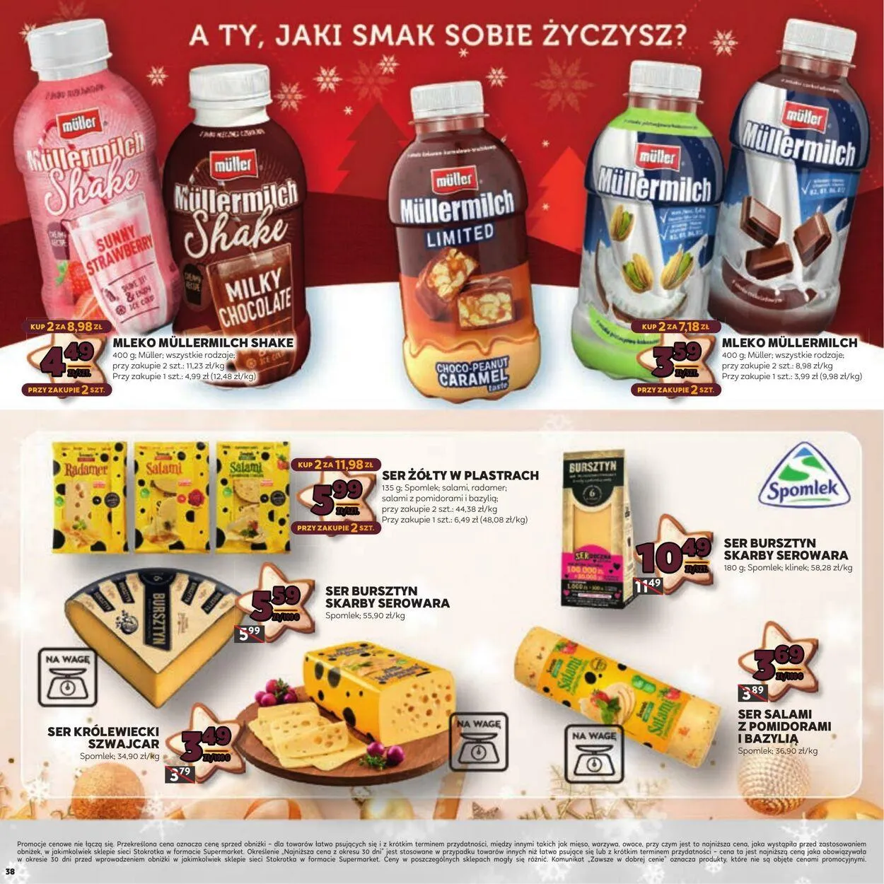 Gazetka Stokrotka Aktualna gazetka od 12 grudnia do 27 grudnia 2024 - Strona 38