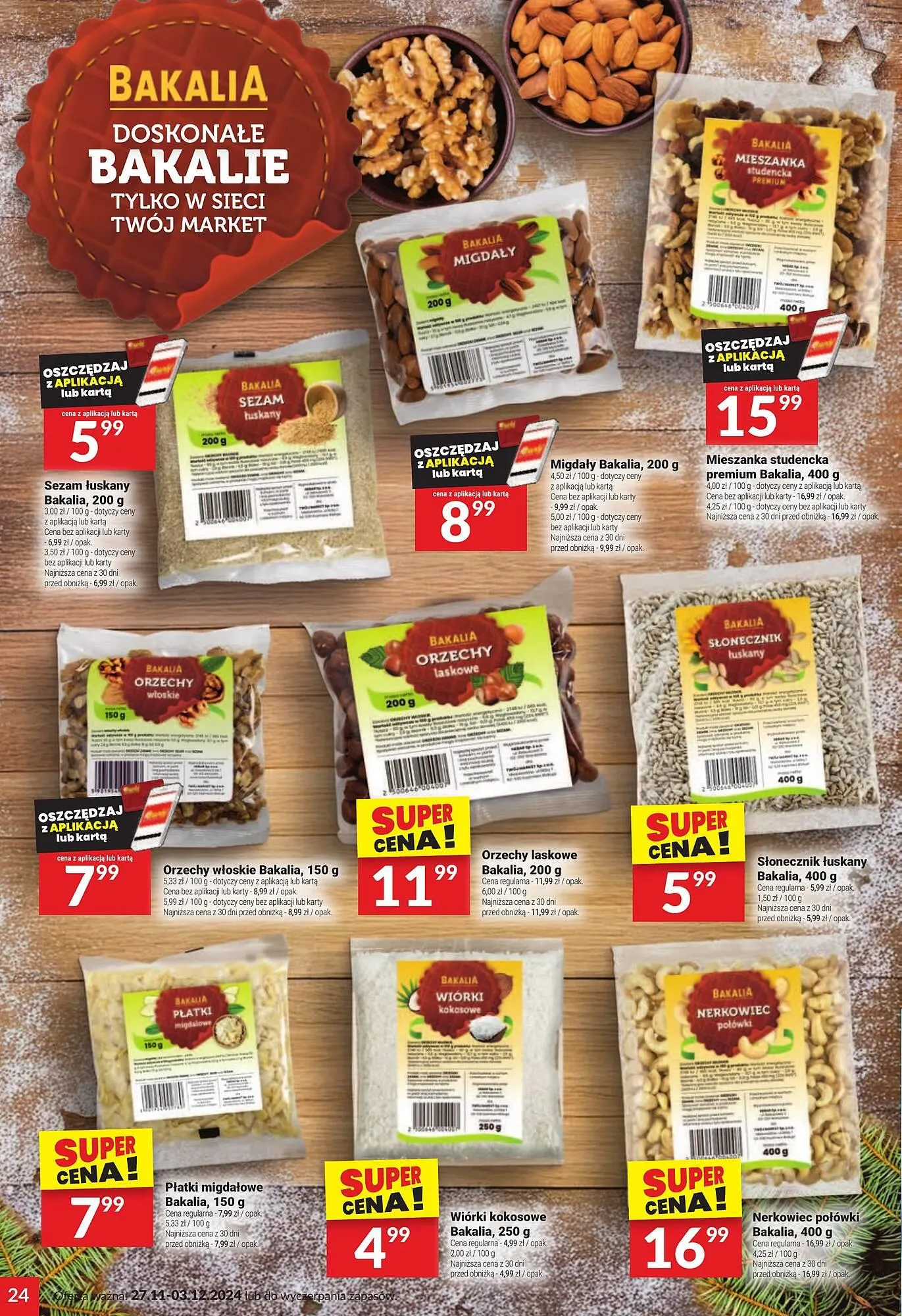 Gazetka Twój Market gazetka od 27 listopada do 3 grudnia 2024 - Strona 24