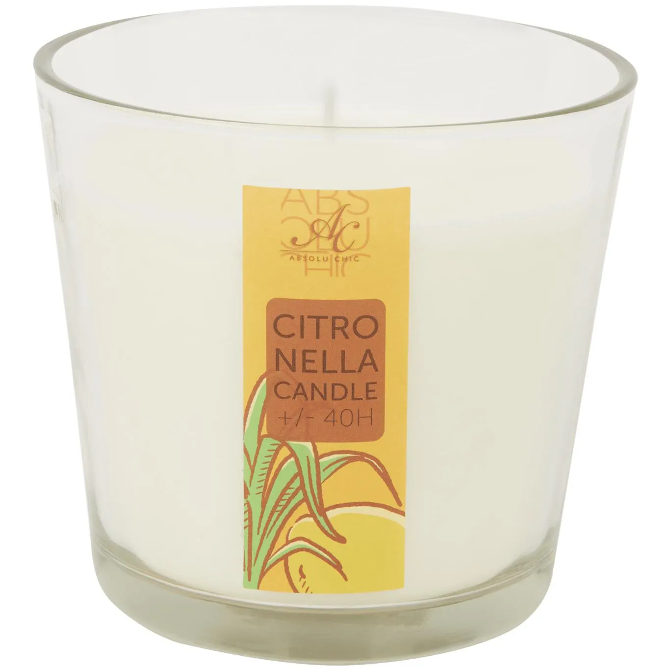 Candela profumata Absolu Chic alla citronella