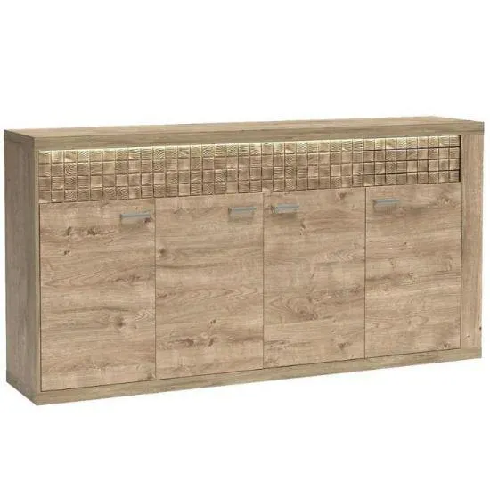 Komoda Natural N-9 4D kratka Ribbeck