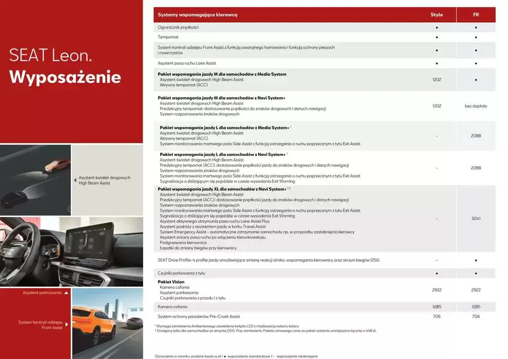 Gazetka SEAT Leon - Katalog i cennik od 17 listopada do 17 listopada 2025 - Strona 6