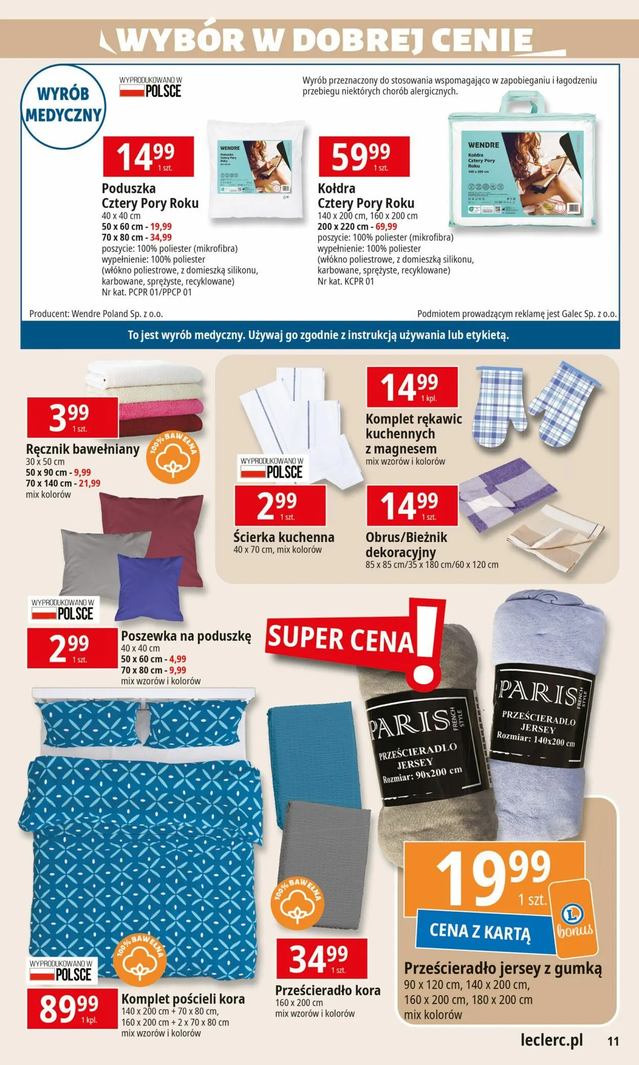 Gazetka E.Leclerc Aktualna gazetka od 30 września do 14 października 2024 - Strona 11