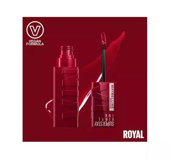 MAYBELLINE SUPERSTAY VINYL INK WINYLOWA POMADKA DO UST 55 ROYAL 4,2ML