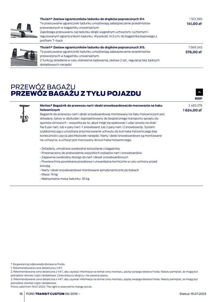 Gazetka NOWY FORD TRANSIT CUSTOM od 16 kwietnia do 16 kwietnia 2025 - Strona 18