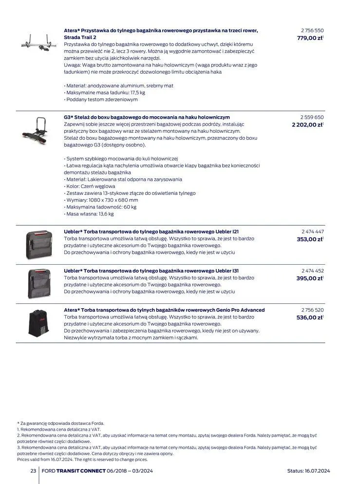 Gazetka FORD TRANSIT CONNECT od 3 sierpnia do 3 sierpnia 2025 - Strona 23