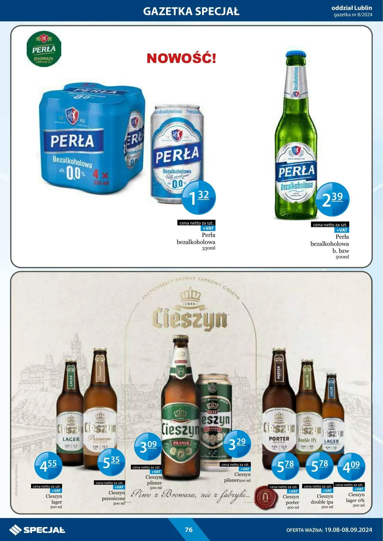 Gazetka Specjał od 19 sierpnia do 8 września 2024 - Strona 76
