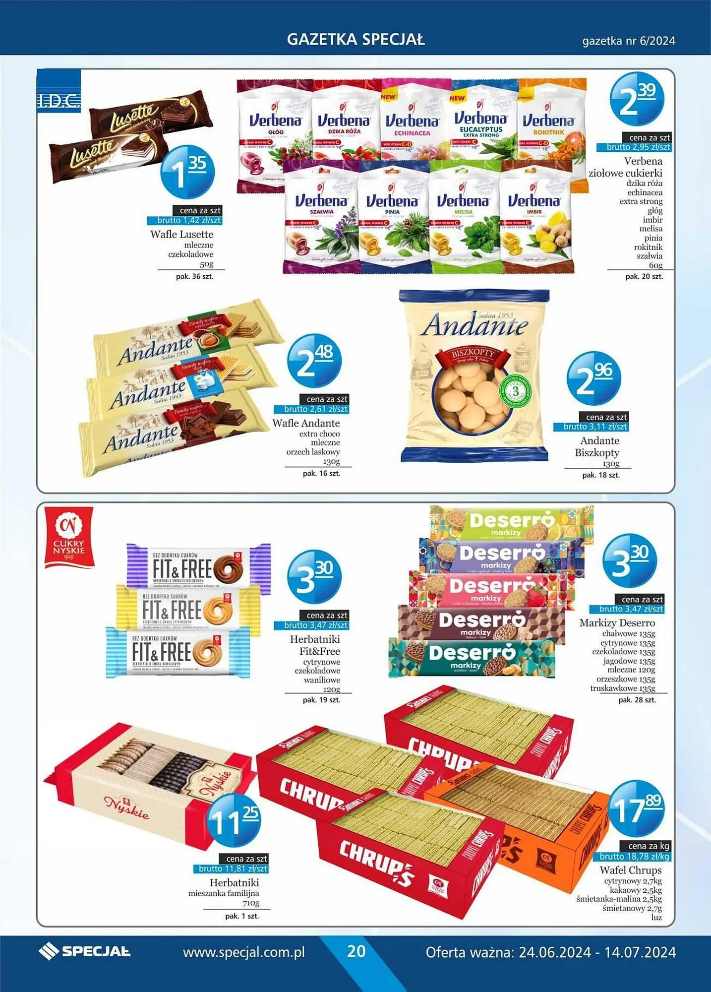 Gazetka Specjał gazetka od 24 czerwca do 14 lipca 2024 - Strona 20