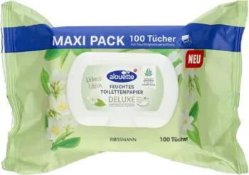 ALOUETTE Deluxe papier toaletowy, nawilżany, Wellness 100 szt., nr kat. 2079231