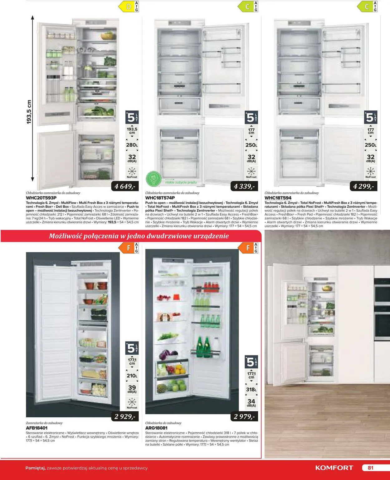 Gazetka Komfort Aktualna gazetka od 25 października do 31 stycznia 2024 - Strona 80