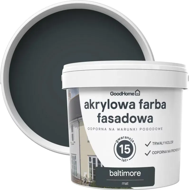 Farba elewacyjna GoodHome baltimore 5 l