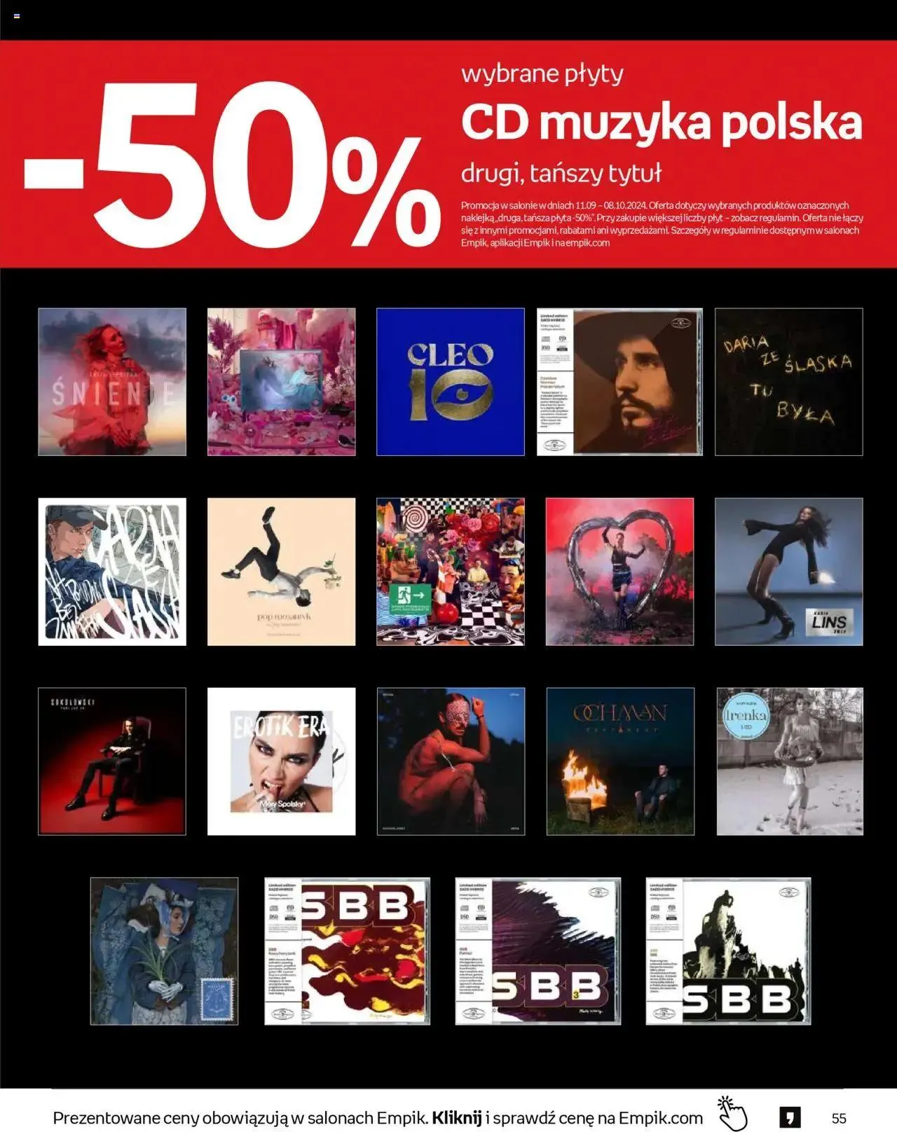 Gazetka Empik Gazetka od 11 września do 24 września 2024 - Strona 55