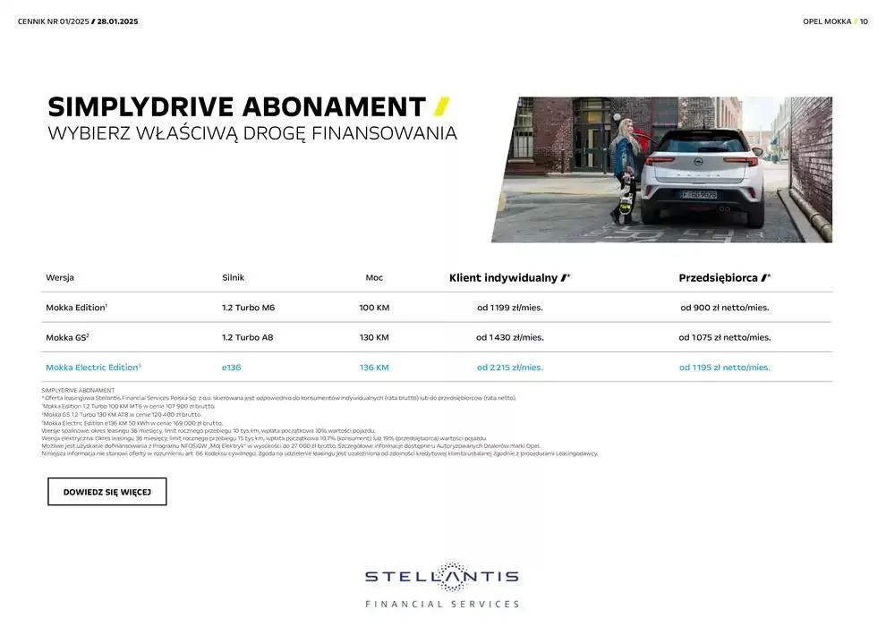 Gazetka Opel Mokka od 30 stycznia do 31 grudnia 2025 - Strona 10
