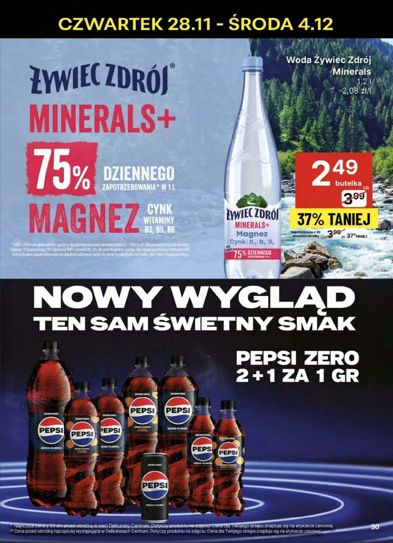Gazetka Delikatesy Centrum Aktualna gazetka od 28 listopada do 4 grudnia 2024 - Strona 30