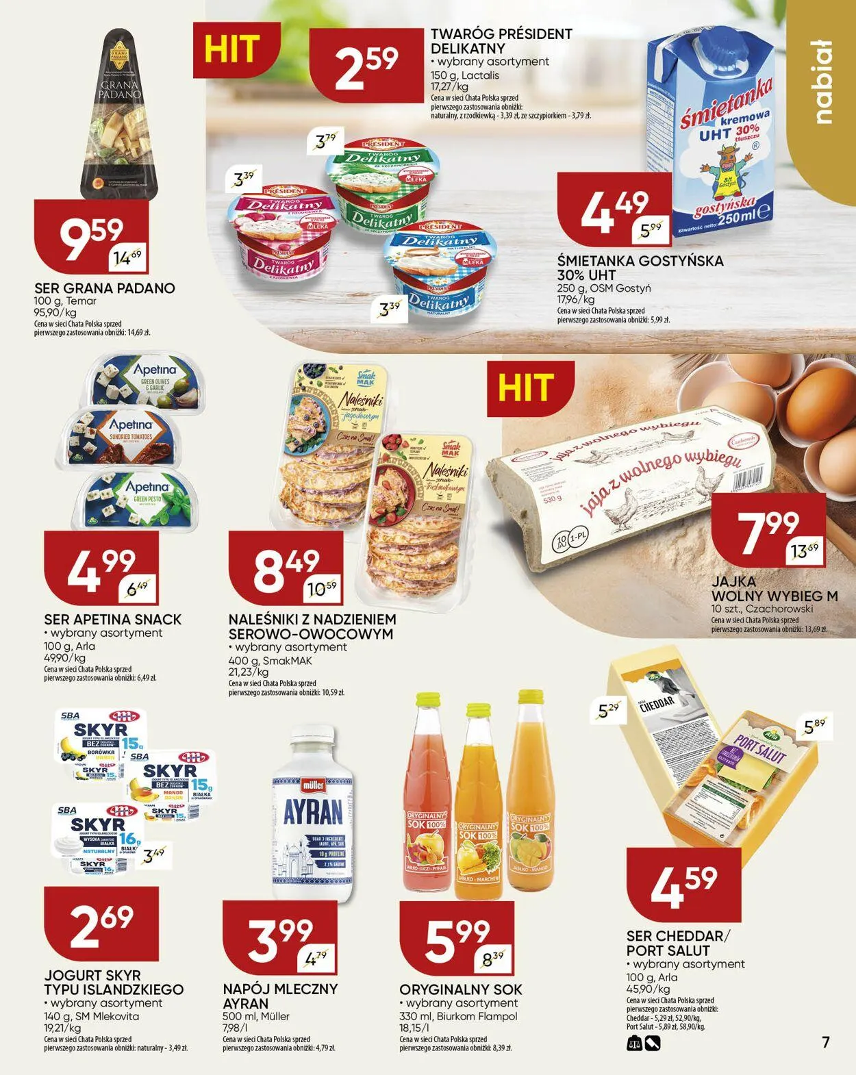 Gazetka Chata Polska Aktualna gazetka od 23 sierpnia do 6 września 2024 - Strona 7