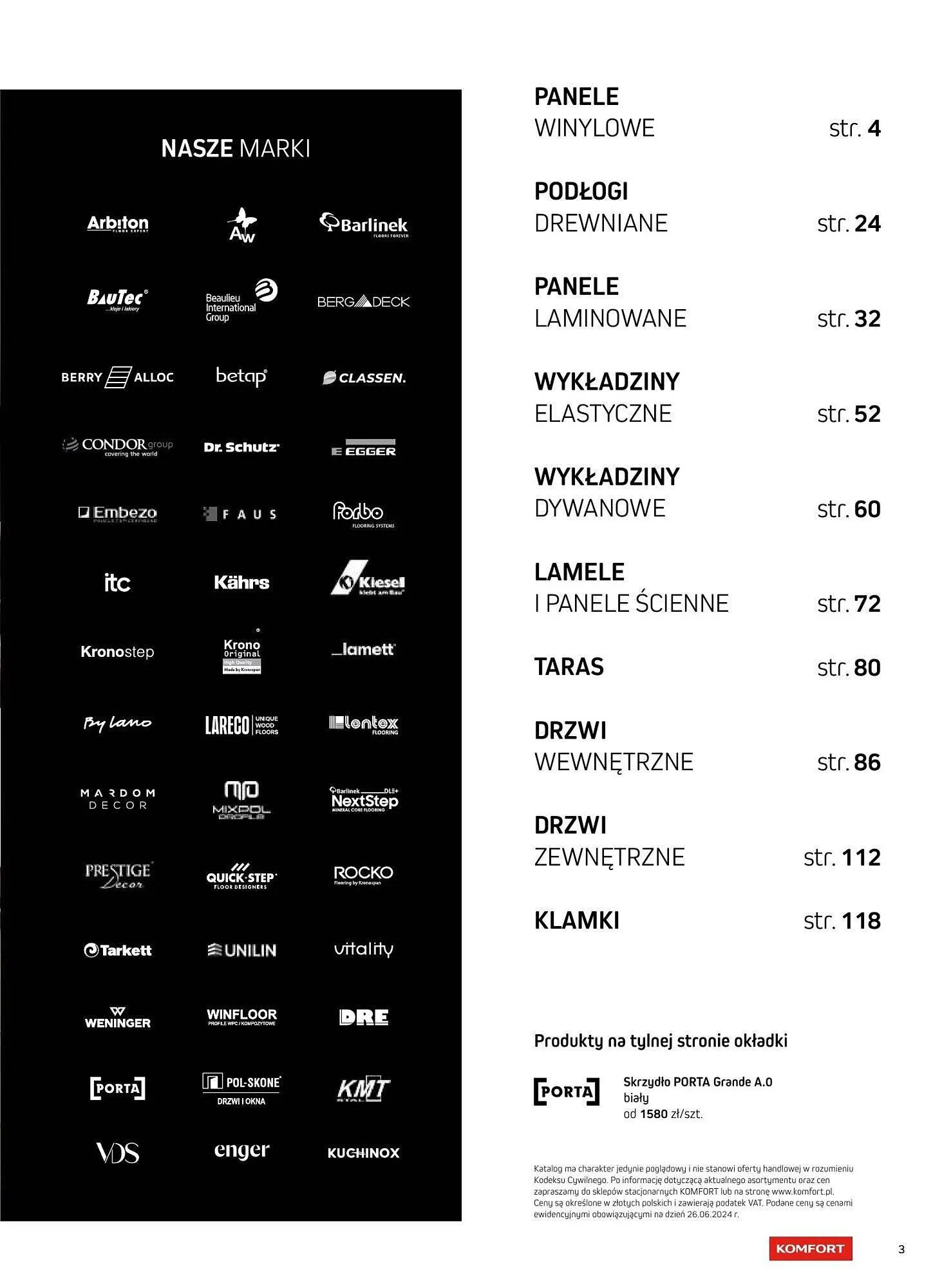 Gazetka Komfort gazetka od 16 sierpnia do 31 grudnia 2025 - Strona 3